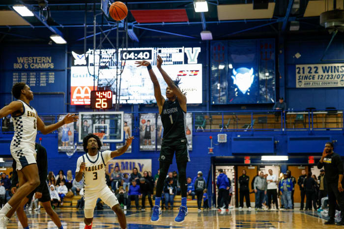 Oak Cliff Faith Family Texas Vashon Missouri boys basketball January 20 2024 Nate Latsch 25694